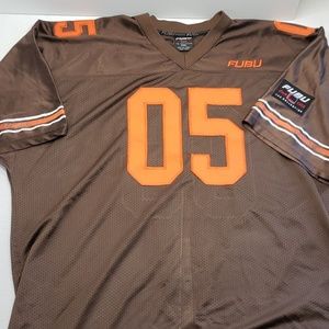 Brown & orange XXXL FUBU Jersey